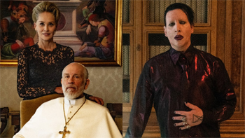 tack Wijzerplaat heroïsch Marilyn Manson and Sharon Stone to Appear in The New Pope – Entertainment  Hollywood