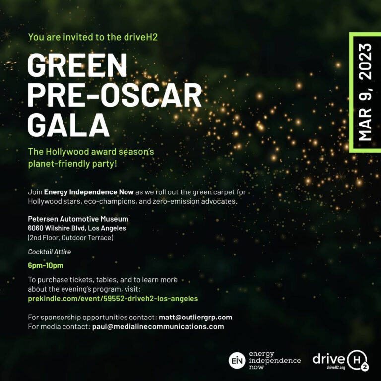 green pre oscar gala